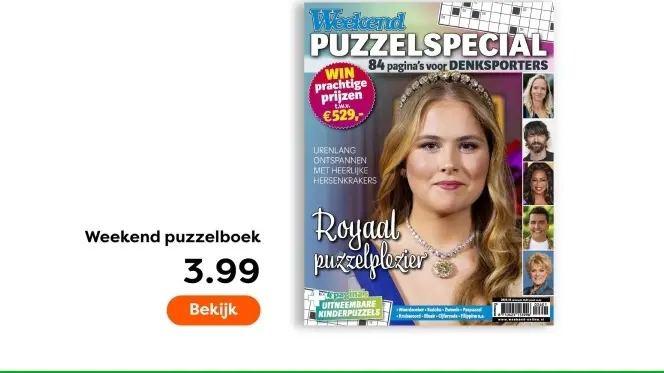 Aanbieding: Weekend puzzelboek