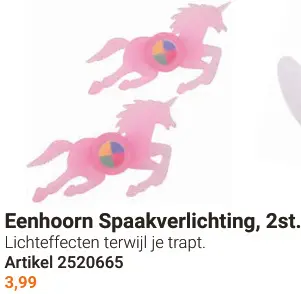 Aanbieding: Eenhoorn Spaakverlichting