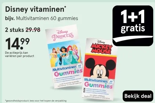 Aanbieding: Disney vitaminen