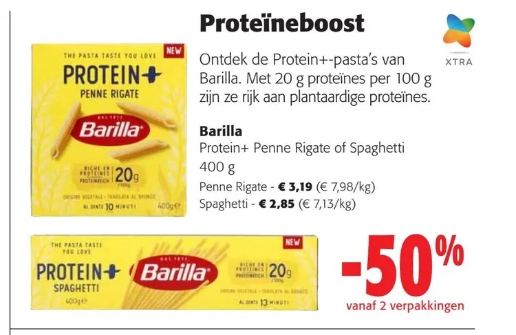 Aanbieding: Protein+ Penne Rigate or Spaghetti