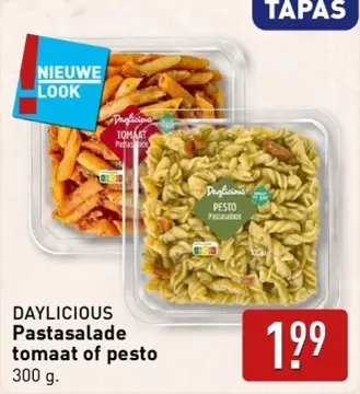 Aanbieding: Pastasalade tomaat of pesto