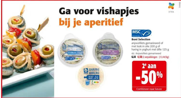 Promotie: Anjovisfilets gemarineerd of met look in olie