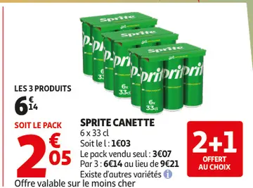 Aanbieding: Sprite canette