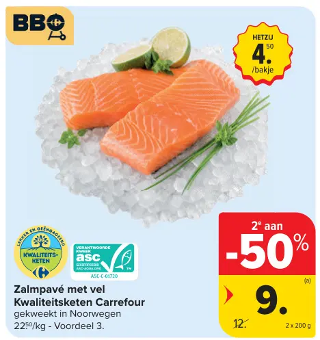 Promotie: Zalmpavé met vel