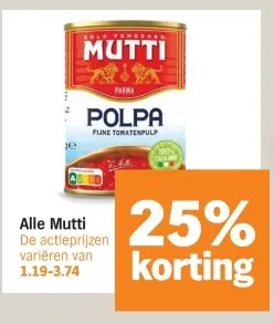 Aanbieding: Polpa Fijne Tomatenpulp