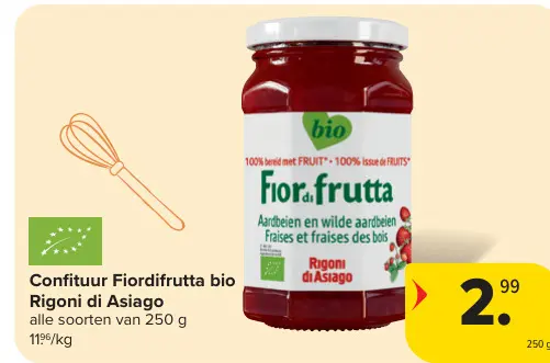 Promotie: Confituur Fiordifrutta bio