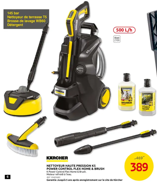 Promotie: Nettoyeur haute pression k5 power control fle