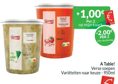 Promotie: Verse soepen