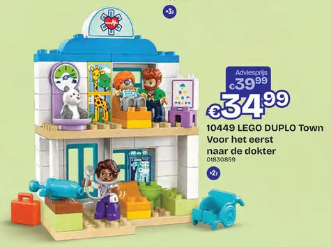 Aanbieding: 10449 LEGO Voor het eerst naar de dokter