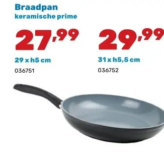 Promotie: Braadpan keramische prime