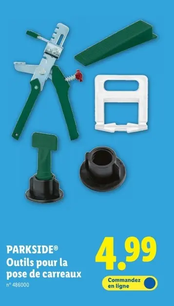 Offre: Outils pour la pose de carreaux