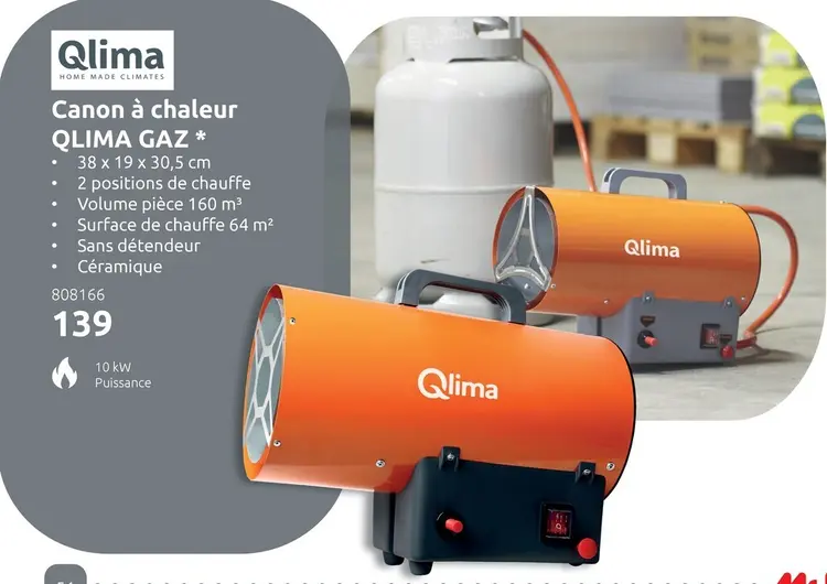 Offre: Canon à chaleur QLIMA GAZ *