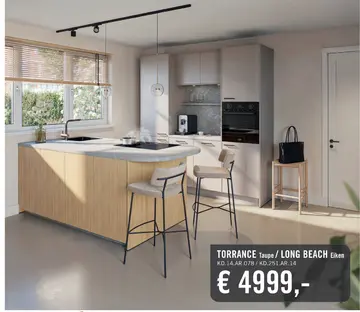 Aanbieding: TORRANCE / LONG BEACH Eiken keuken