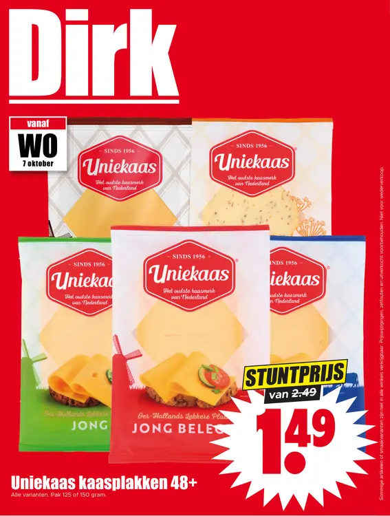 Aanbieding: Kaasplakken 48+