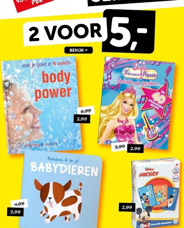 Aanbieding: Diverse boeken en spellen (o.a. Body Power