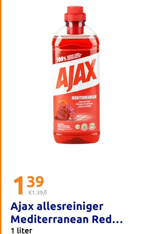 Promotie: Ajax allesreiniger Mediterranean Red...