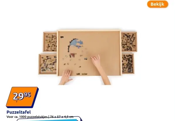 Aanbieding: Puzzeltafel