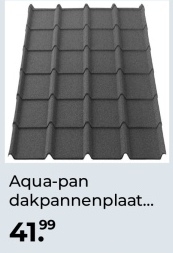 Aanbieding: Aqua - pan dakpannenplaat