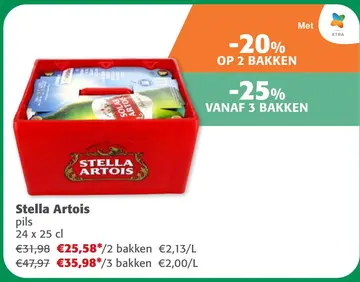 Aanbieding: Stella Artois pils