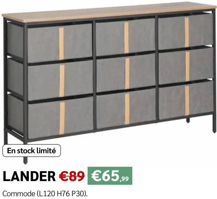 Offre: Lander Commode