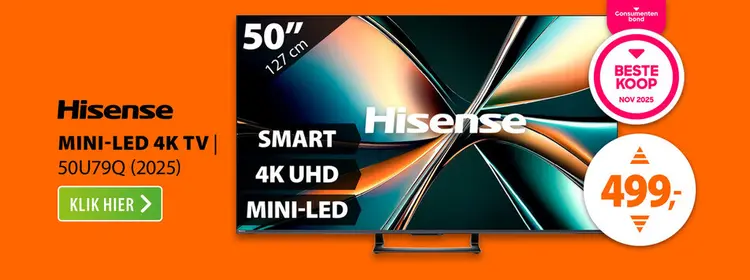 Aanbieding: Hisense QLED 50U79Q (2025)