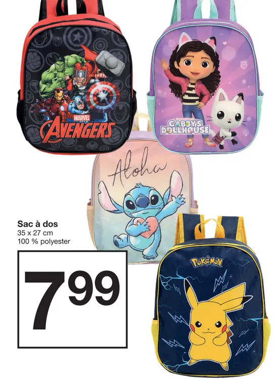 Offre: Sac à dos