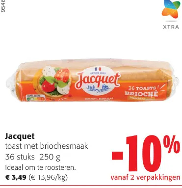 Promotie: toast met briochesmaak