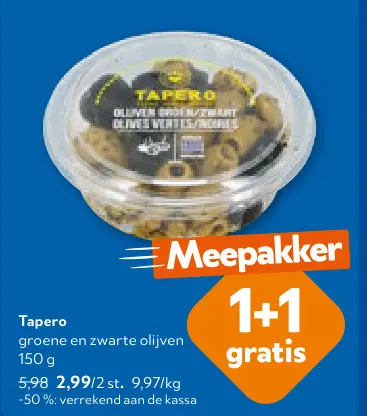 Promotie: Groene en zwarte olijven