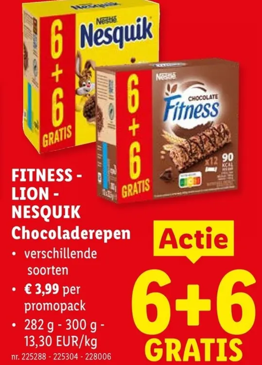 Promotie: Chocoladerepen