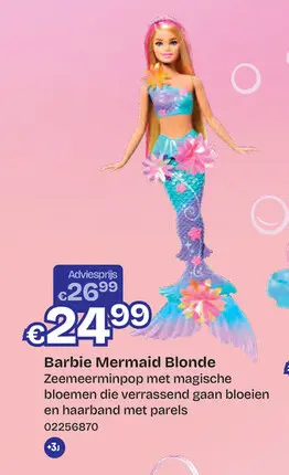 Promotie: Barbie Mermaid 1 Blonde