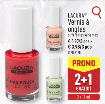 Offre: Vernis à ongles