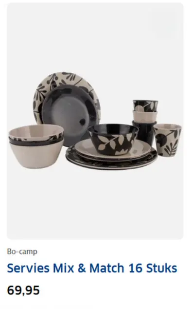 Aanbieding: Servies Mix & Match