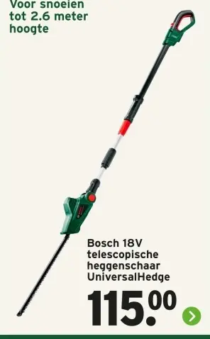 Aanbieding: telescopische heggenschaar UniversalHedge