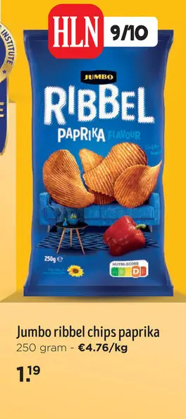 Promotie: ribbel chips paprika
