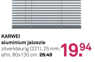 Aanbieding: aluminium jaloezie