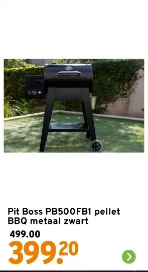 Aanbieding: Pit Boss PB500FB1 pellet BBQ metaal zwart