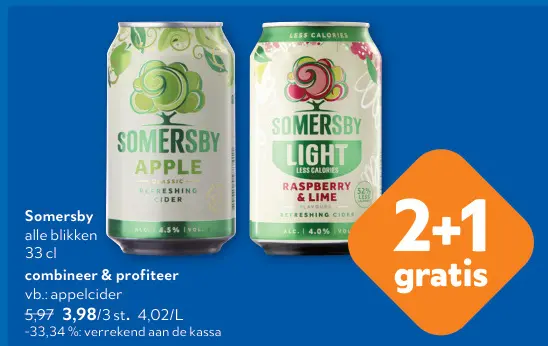 Promotie: Somersby alle blikken