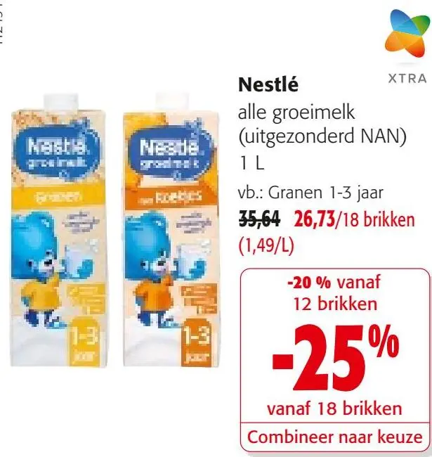 Promotie: alle groeimelk