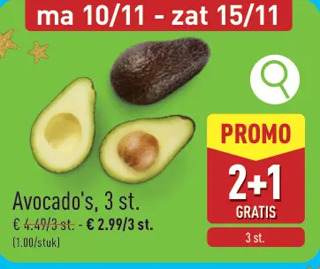 Aanbieding: Avocado's