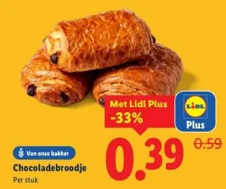 Aanbieding: Chocoladebroodje