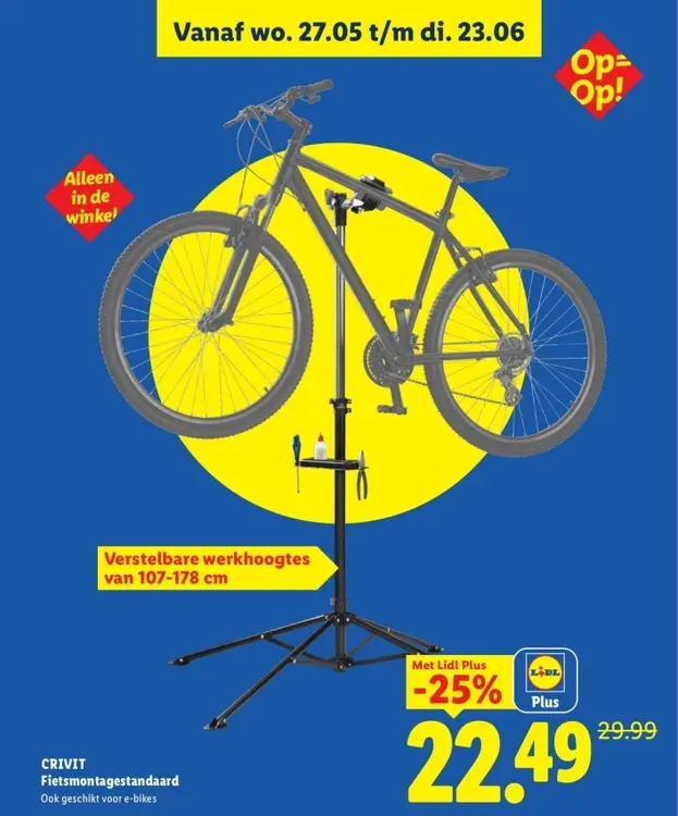 Aanbieding: Fietsmontagestandaard