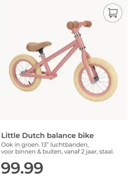 Aanbieding: Little Dutch balance bike