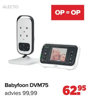 Aanbieding: Babyfoon DVM75