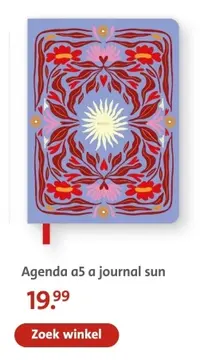 Aanbieding: Agenda a5 a journal sun