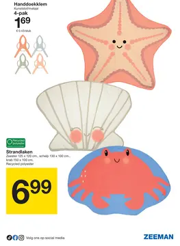 Aanbieding: Handdoekklem
