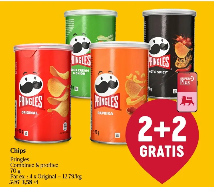 Offre: Pringles Hot & Spicy