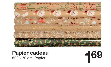 Offre: Papier cadeau