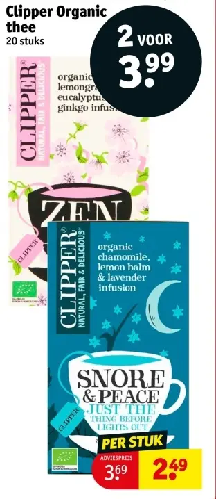 Aanbieding: Clipper Organic thee