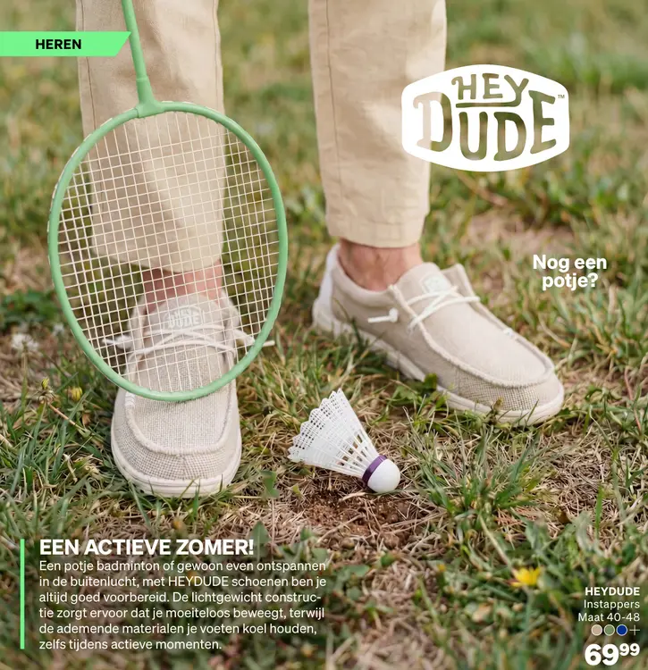 Aanbieding: HEYDUDE Instappers