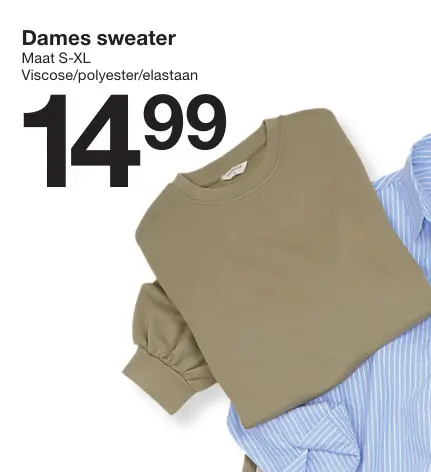 Promotie: Dames sweater